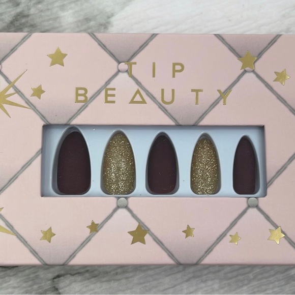 TIP BEAUTY Luxury Artificial Nail Set in Rum + Coke and 24K Magic - Picture 5 of 5